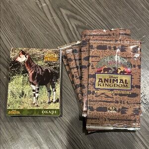 Disney Animal Kingdom trading cards